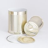 Medium and Large Metal Food Cans with Standard End Closures